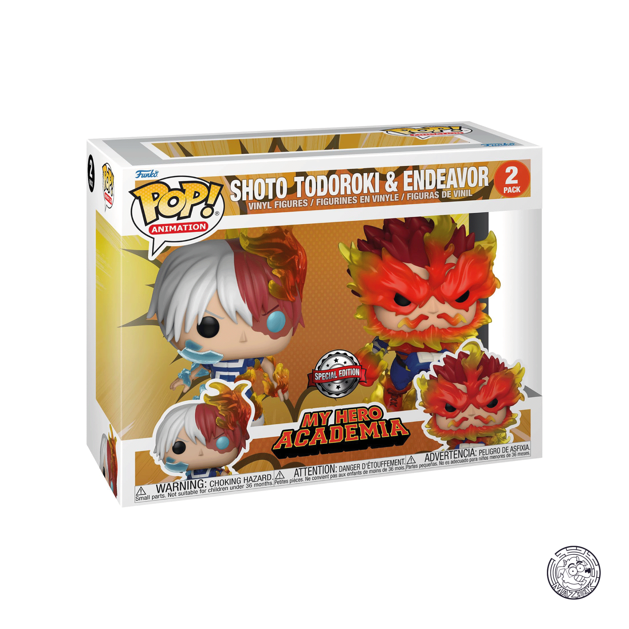 Funko POP! My Hero Academia: Shoto Todoroki & Endeavor 2 pack