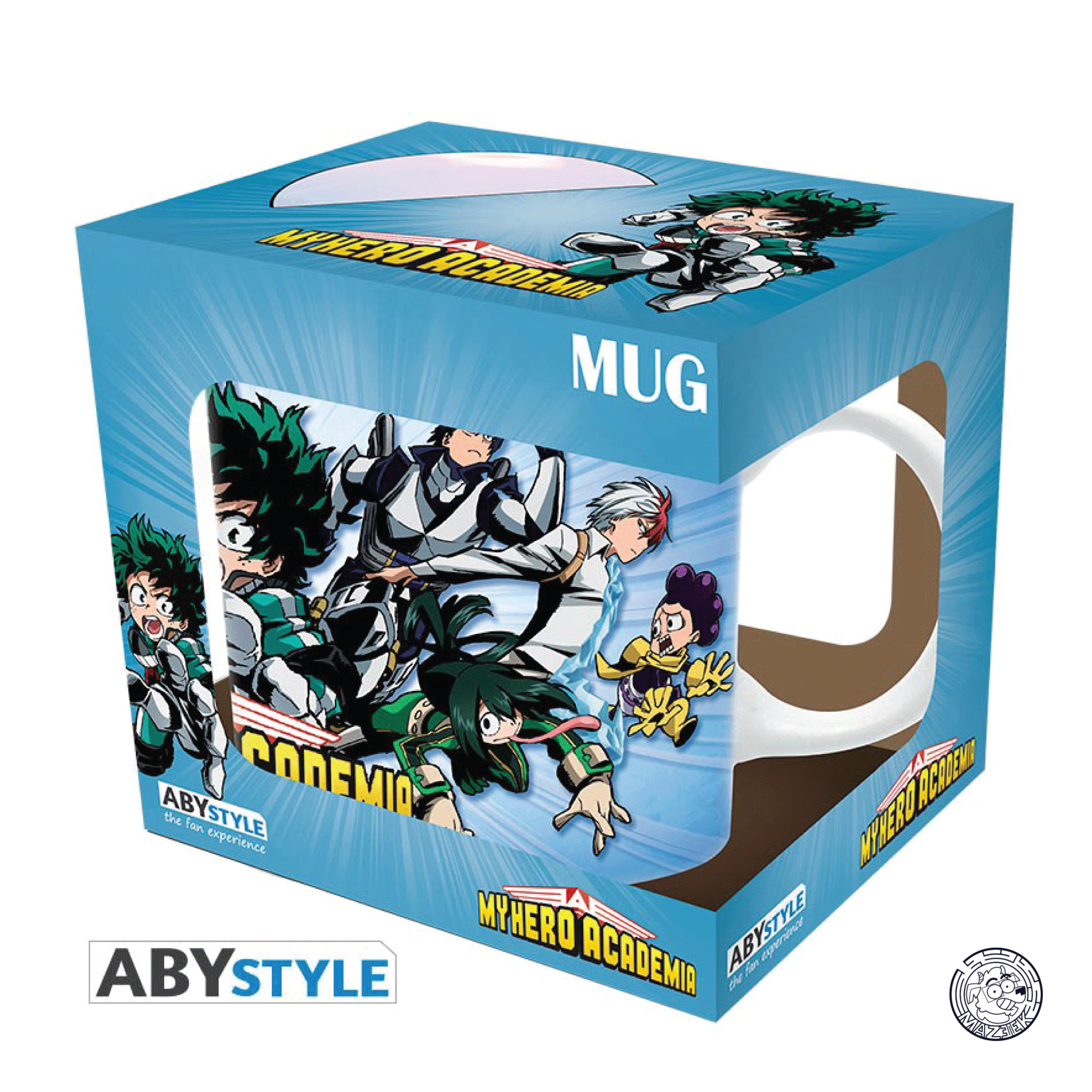 My Hero Academia mug - 320 ml: "Heroes" with box
