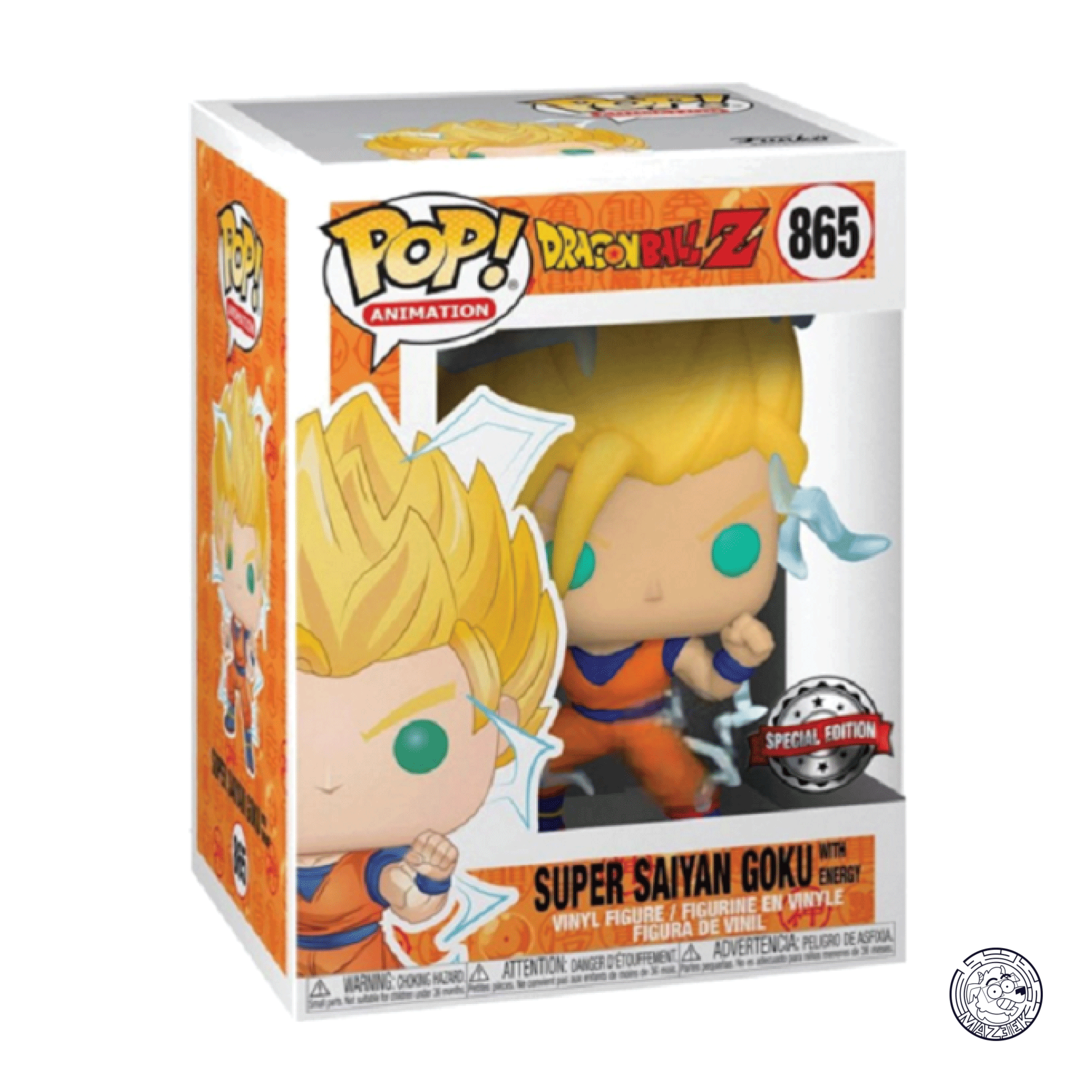 Funko POP! Dragon Ball Z: Super Saiyan Goku with Energy 865