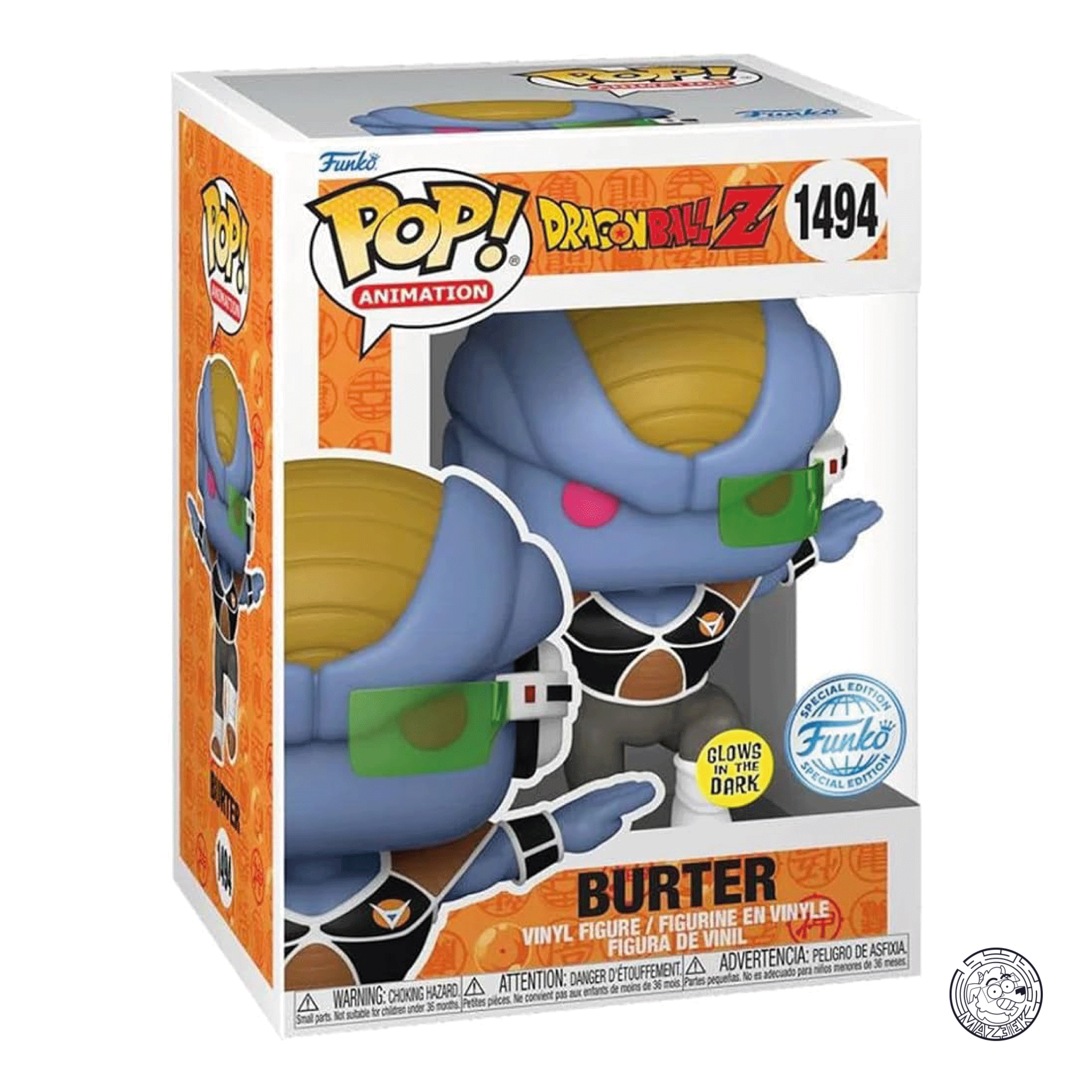 Funko POP! Dragon Ball Z: Burter (GITD) 1494