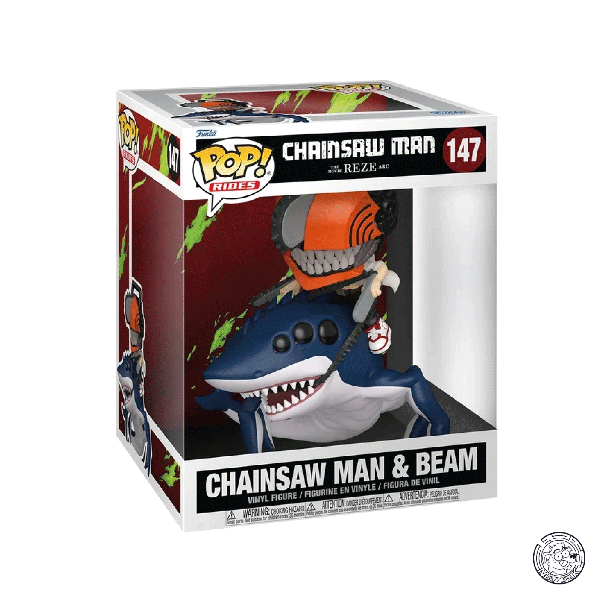 Funko POP! Chainsaw Man The Movie - Reze ARC: Chainsaw Man & Beam 147