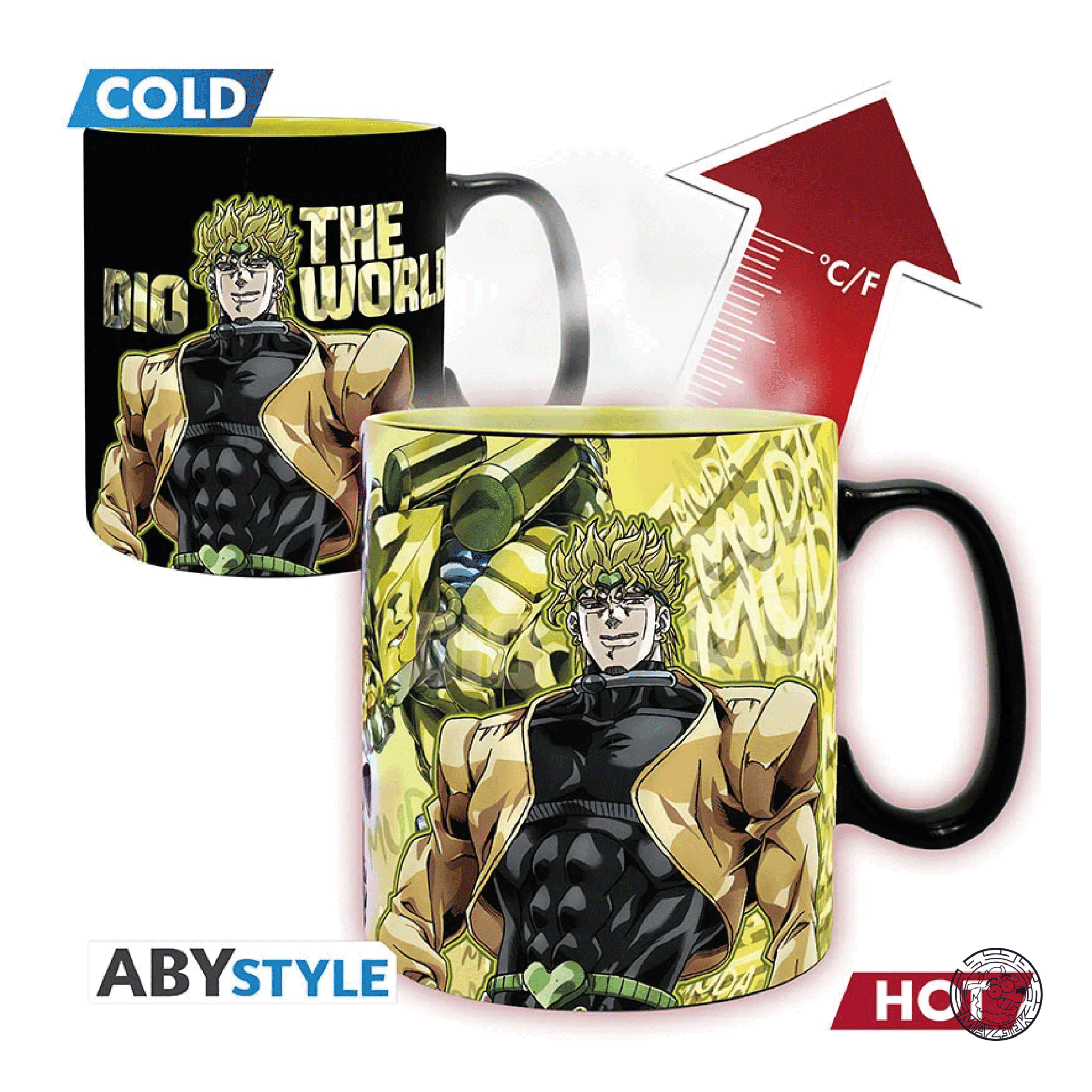 Tazza Heat Change - JoJo's Bizarre Adventure: Jotaro & Dio