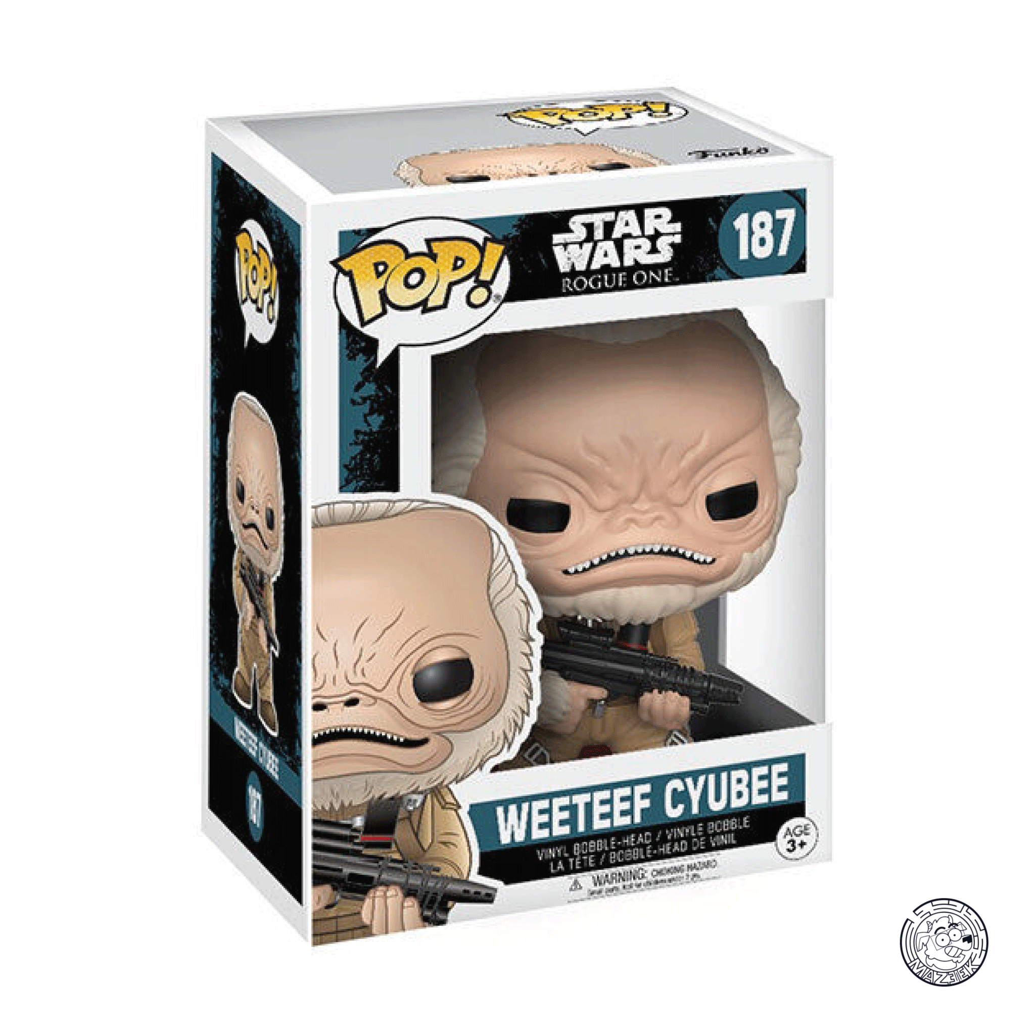 Funko POP! Star Wars Rogue One: Weeteef Cyubee 187