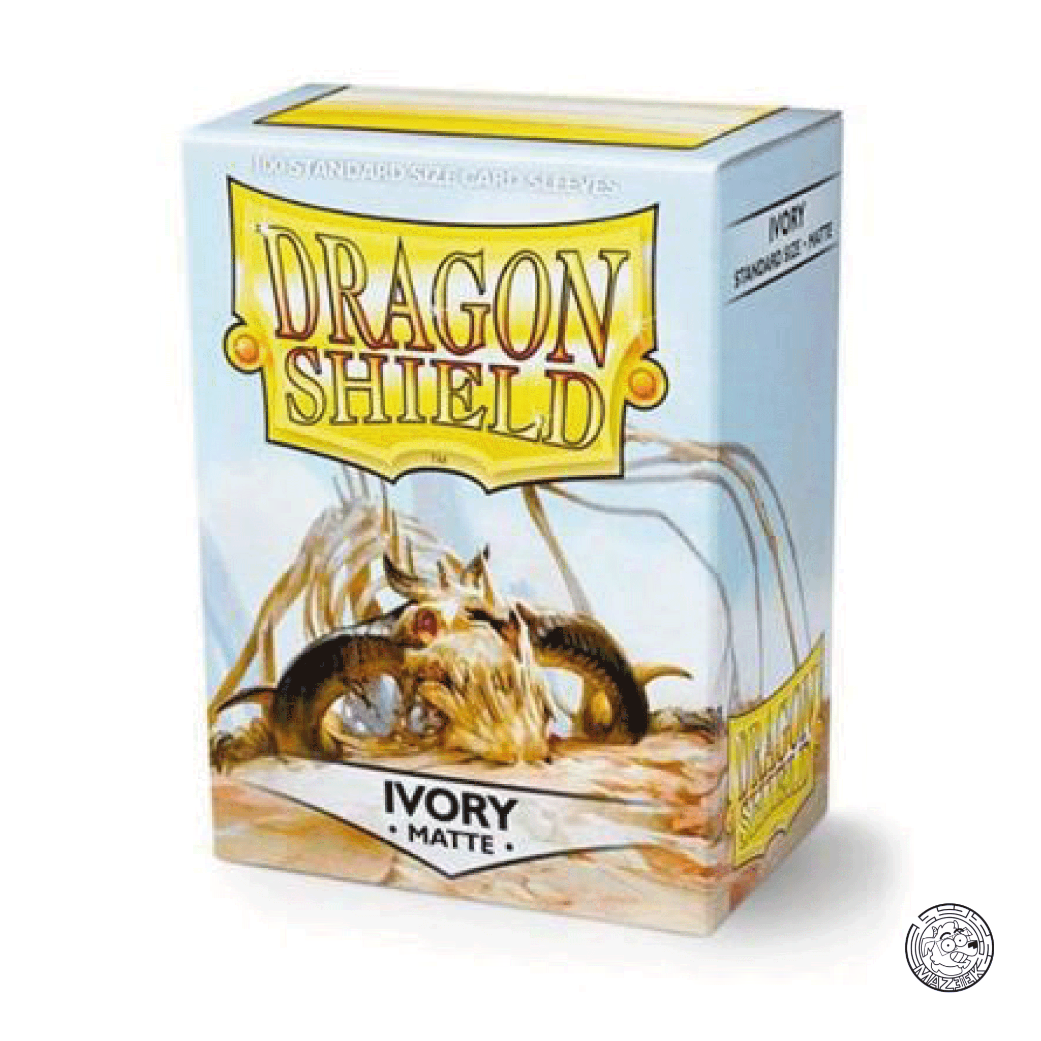 Dragon Shield - 100 Sleeves Matte: Standard Size 66,5x92,5 mm (Ivory)