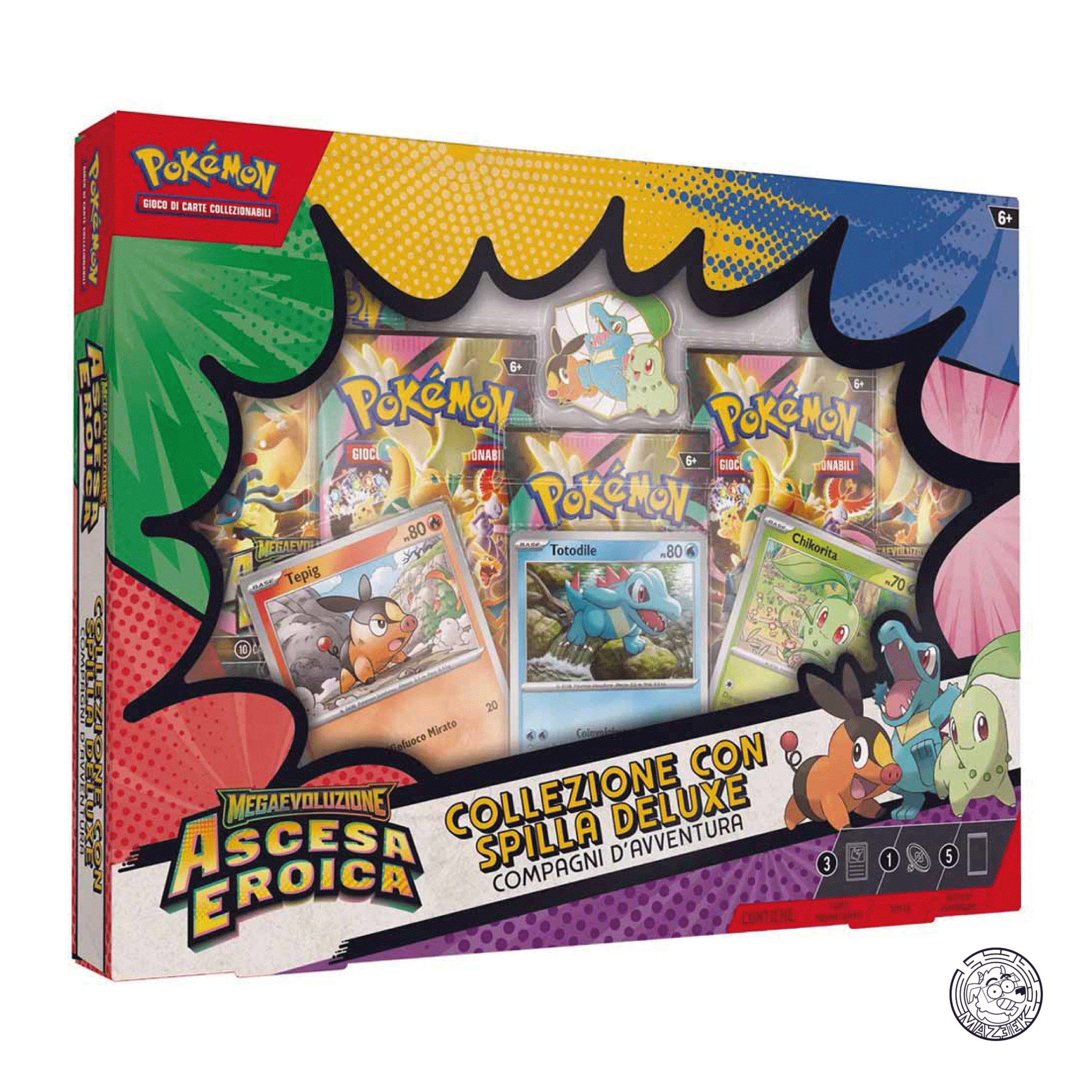 Pokemon! Collezione con spilla Deluxe Compagni d'avventura  ITA
