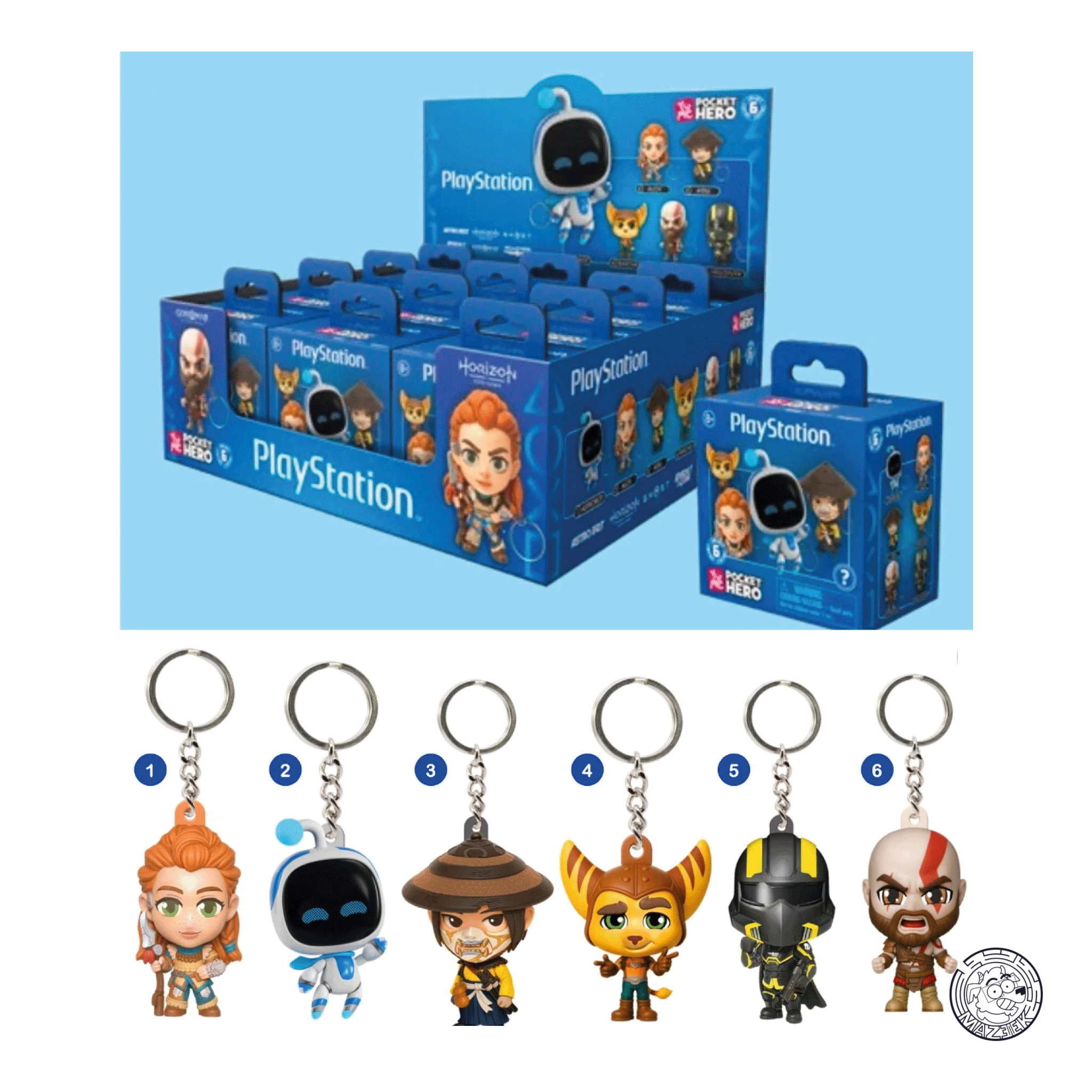 Keychain Blind Box - PlayStation: Pocket Hero (1 pz. random)
