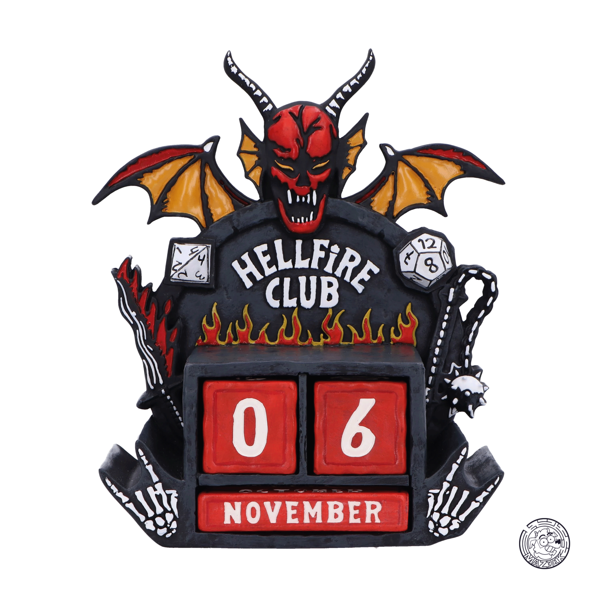Calendario Perpetuo 3D! Stranger Things: Hellfire Club