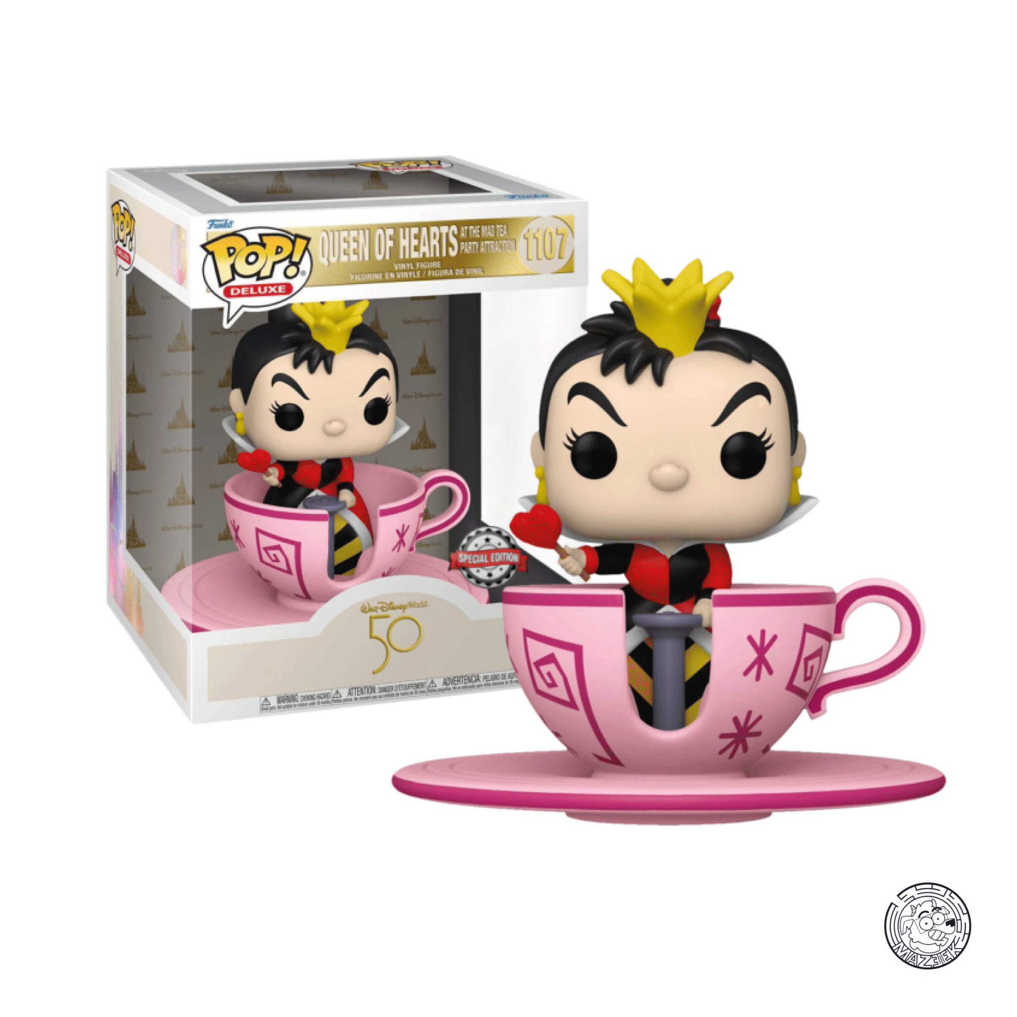 Funko POP! Walt Disney World 50TH: Queen of Hearts (at the mad tea party attraction) 1107